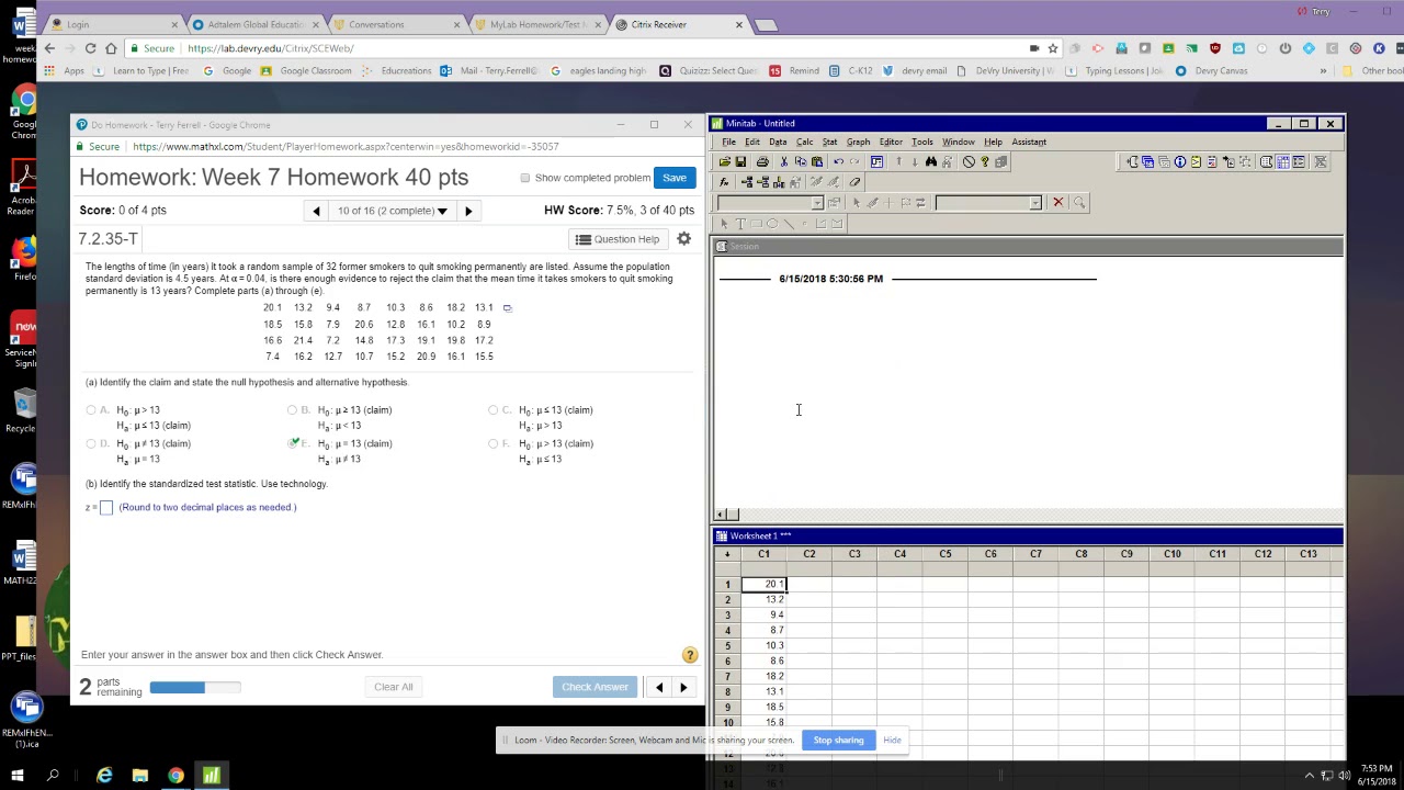 Week 7 Problem #10 - YouTube
