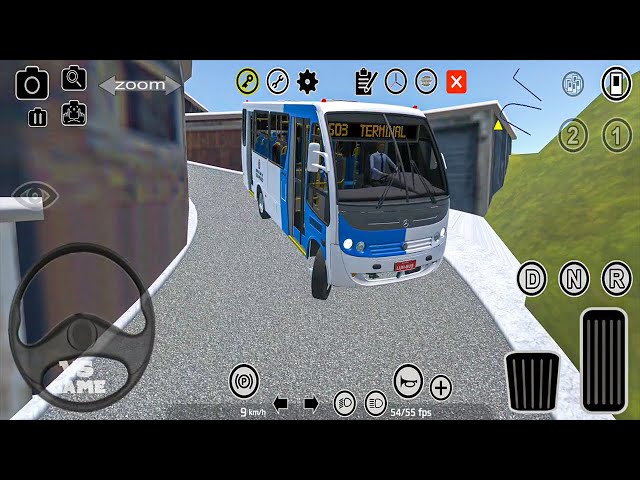 Minibus Caio Apache Driving in Tight Roads - Proton Bus Simulator 3.1 -  Gameplay 