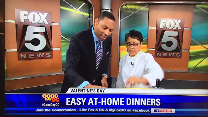 Chef Danielle Turner on Good Day DC-Easy Valentine...