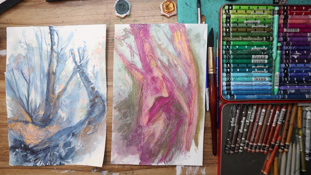 Painting Tissue and Deli Paper with Acrylic Ink–Tutorial Tidbits 