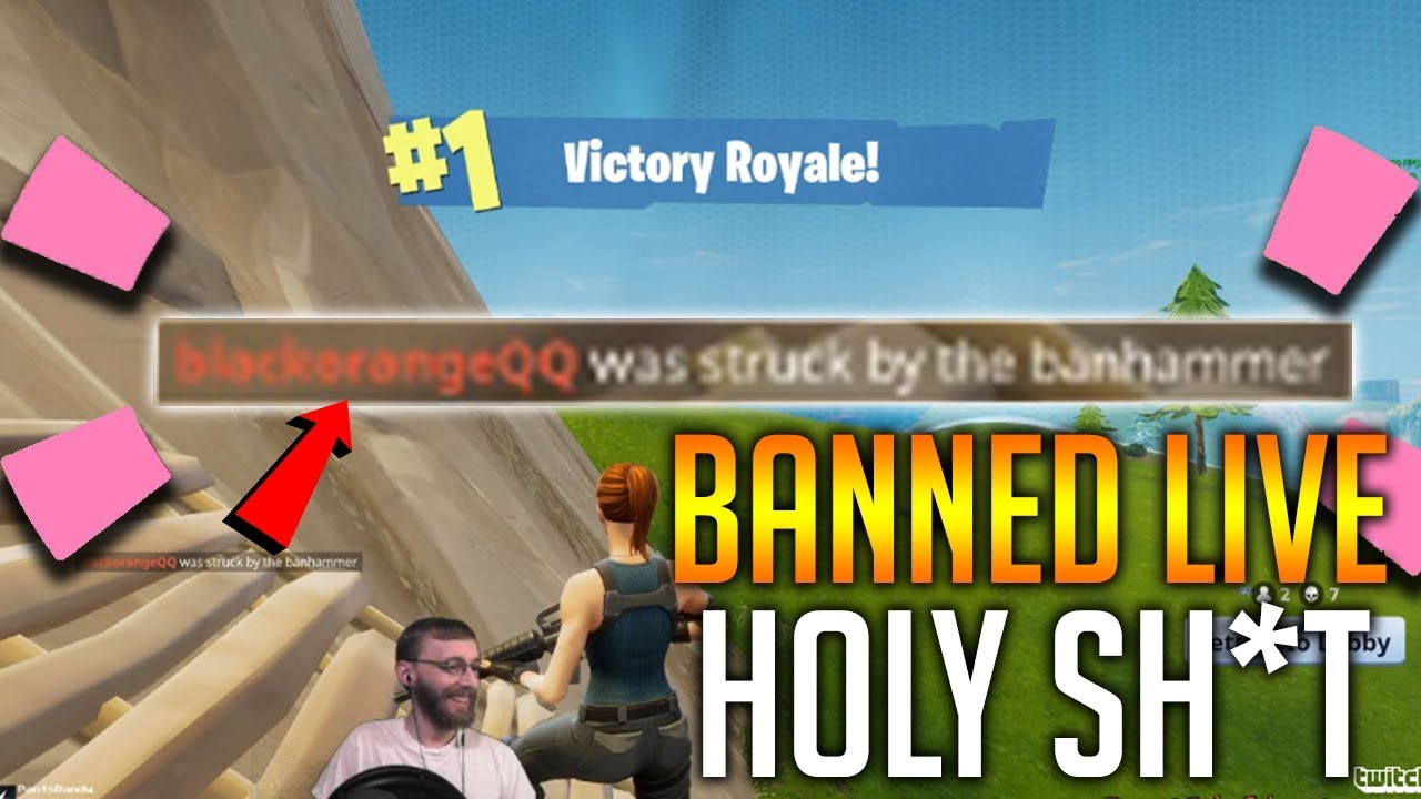 HACKER GOT BANNED LIVE - Fortnite Battle Royale WTF ... - 1280 x 720 jpeg 118kB