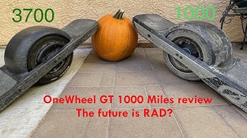 Onewheel GT 1000 miles review, new VESC insight. “Warning this video might put you to sleep”