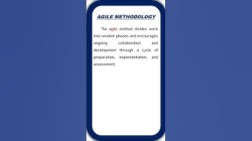 what is agile methodology || what is agile || agile model