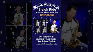 #Short Learn Sleigh Ride Classic Christmas tune for saxophone