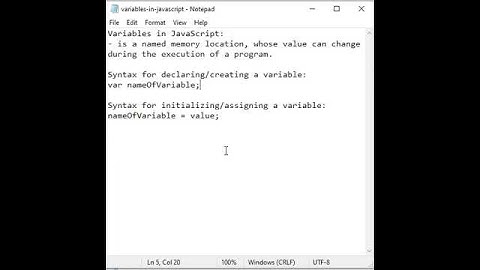 Variables in JavaScript - JavaScript #shorts 09 🚀