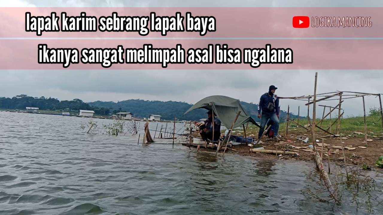 mancing di sini ikannya sangat melimpah #mancingsaguling #rancaririp #mancingcirata