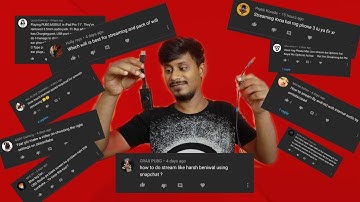 How To Stream PUBG Mobile Live From Your Android Phone Using PC Q&A / harsh beniwal 2.0  Snapchat ??