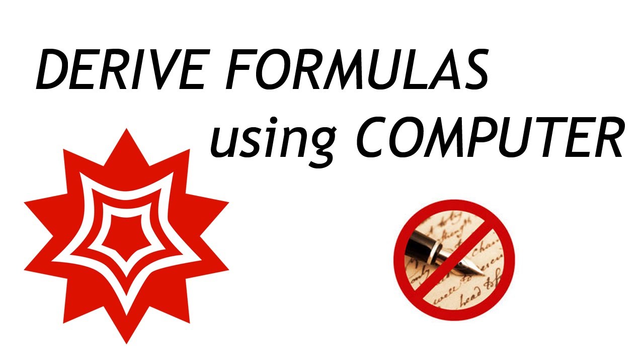 DERIVING FORMULAS Using Computer Simple Physics In Wolfram Language Deriving formulas using computer simple physics in wolfram language
