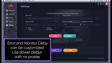 Project Destroyer 2.0.0 - Settings