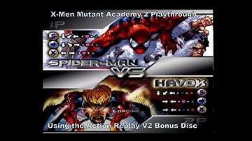 X Men Mutant Academy 2 Spider Man Playthrough using the ARV2 Ps2 Bonus Disc for Ps1 :D #Playstation