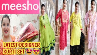 Meesho Festival Kurti Haul || Super Affordable Kurti with Plazzo and Skirt || Meesho Shopping Haul