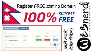 FREE Domain Registration in Nepal - .com.np Domain - WEBnerd Zone - Pradip AleMgr