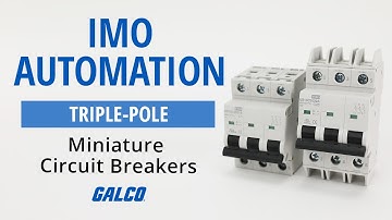 IMO Automation Triple-Pole Miniature Circuit Breakers