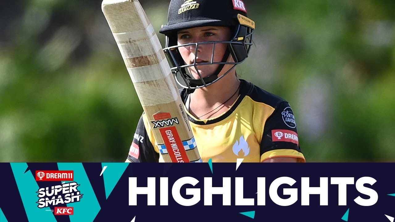 Melie Kerr Dominates Elimination Final | HIGHLIGHTS | Hearts v Blaze | Dream11 Super Smash