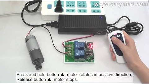 Heavy Duty Motor Remote Switch Controls Motor to Rotate Forward and Reverse