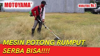 Sekarang Teknologi Makin Canggih! Mesin Potong Rumput Serba Bisa! | Potong Rumput Motoyama TR430