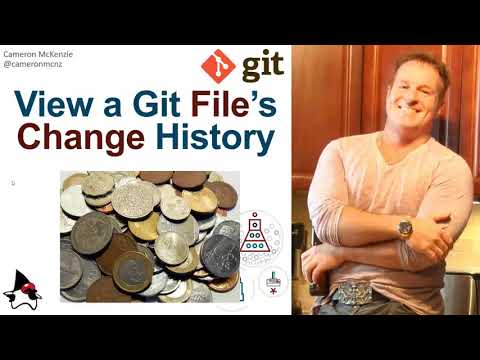 How to show the history of a Git file