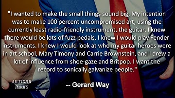 EX MY CHEMICAL ROMANCE SINGER GERARD WAY REVEALS NEW ALBUM DETAILS, HERE!