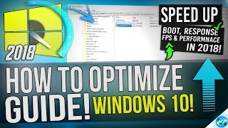 The ultimate guide to dramatically optimizing / speed up performance
in windows 10 2019 ✔️ for both old and new pcs getting more fps
games up...