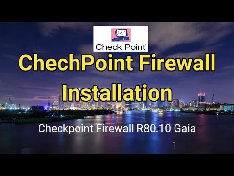 checkpoint Firewall R80 10 GAiA step by step Installation