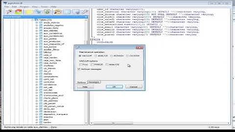 Limpieza Vaccum de una base de datos Postgres