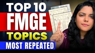 Top 10 Most Repeated Topics For FMGE Exam | Most Important #fmge #fmgepreparation #mbbs