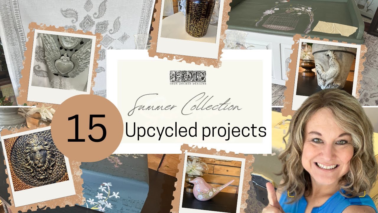 New Iron Orchid Designs Summer Collection Introduction and Inspiration/Thrift Store Makeovers