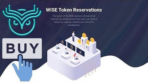 Wise Token Pre-Sale! Bringing DeFi To Everybody!