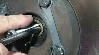 How to remove a Pilot Bush(ing) aka Spigot Bush(ing) with a bolt, nut, screwdriver, ratchet/socket