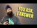 You Asked So I Answered - Your Questions About Me | Minority Mindset - Jaspreet Singh