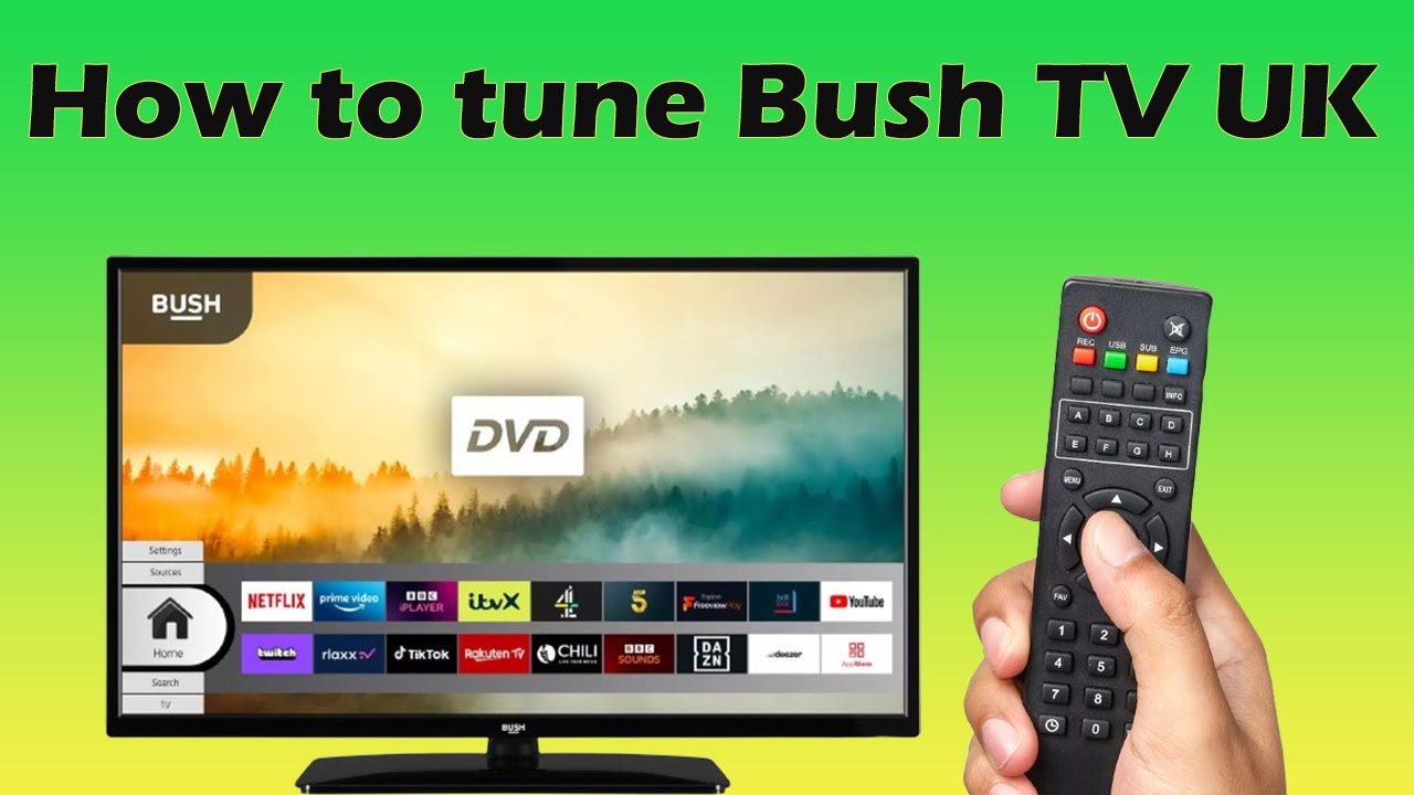 ️ How to tune Bush TV UK Scan & Retune Channels Easily 📺🇬🇧 - YouTube