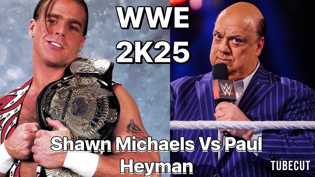 Shawn Michaels VS Paul Heyman....MyGM | WWE 2K25 featuring HoodieGuzman PART 1