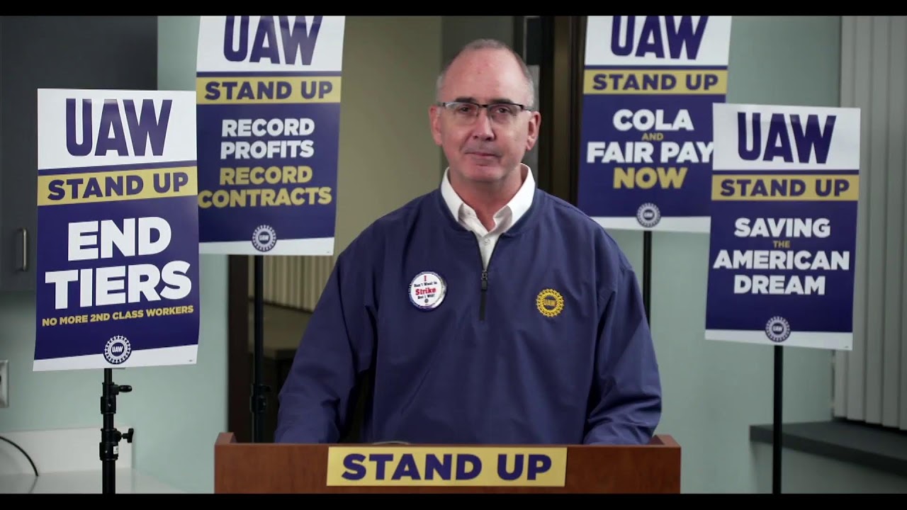 UAW President Shawn Fain Livestream Update 9/14/23
