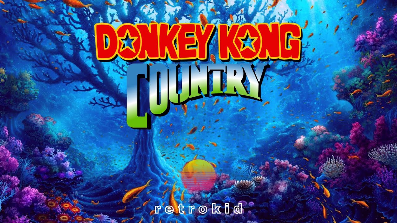Aquatic Ambience [SYNTHWAVE REMIX] | Donkey Kong Country OST - YouTube