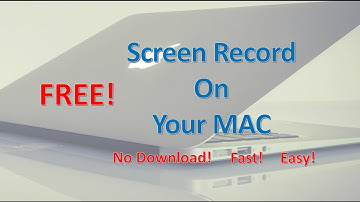 How to Screen Record with Audio on Mac FREE | No Downloads | Audio Voice Video Record | Quick Time