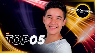 Top 05 || Junior Eurovision 2021 || NEW : Spain 🇪🇸