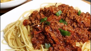 TASTY SPAGHETTI BOLOGNESE | QUICK AND EASY SPAGHETTI BOLOGNESE