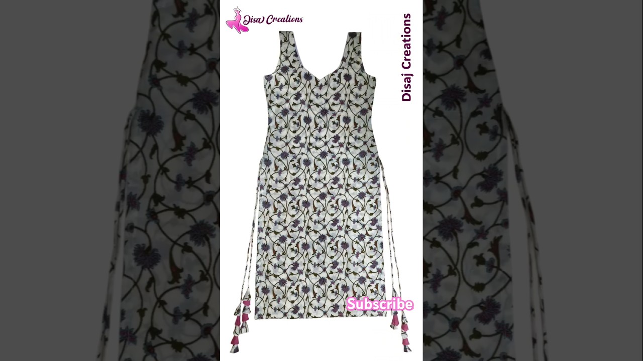 Latest casual and stylish v neck kurti | V neck kurti cutting 