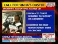Chorus Ranjit Sinha's removal