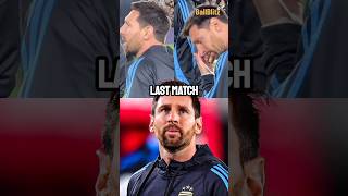 Messi Broke Down In Tears In His Last Match For Argentina At Home. Ronaldo Isnt Far Behind