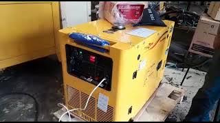 Genset Tsuzumi genset silent solar TSUZUMI TDG10000S 9 kva 7500 watt Diesel Generator Part 1