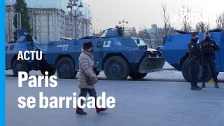 Paris se barricade en attendant l'arrivée des « Convois de la liberté»