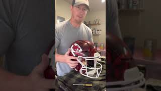 Speed Flex Football Helmet Mask clip install