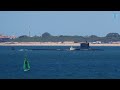 SUBMARINO clase VIRGINIA navegando en la Bahía de Cádiz