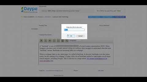 HOW TO BACKLINK ON daype.com BY SAVESFUN.COM