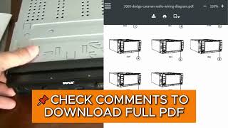 [DIAGRAM] 2005 Dodge Caravan Radio Wiring Diagram