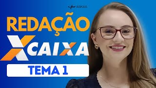 Concurso CAIXA 2024 - Modelo de REDAÇÃO - TEMA 1 - OS CONTRASTES DA TRANSFORMAÇÃO DIGITAL DOS BANCOS