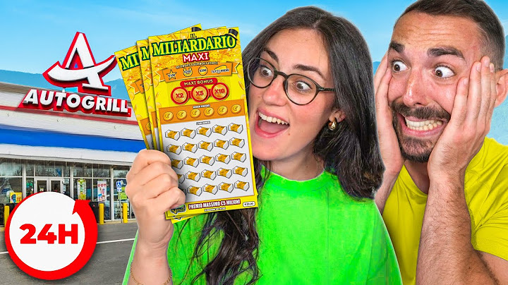 Sopravvivo 24h GIOCANDO SOLO ai GRATTA e VINCI !! Con la MIA RAGAZZA!