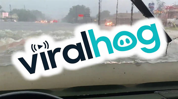 Hummer Drives Through Deep Floodwater || ViralHog