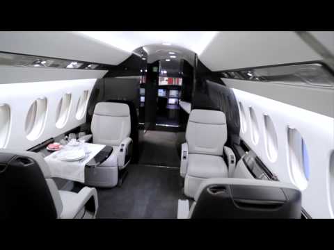 Inside the Dassault Falcon 5X Cabin - AIN